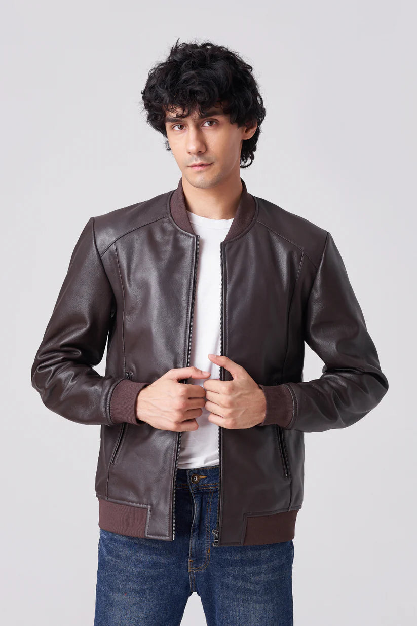 Bomber Leather Jacket