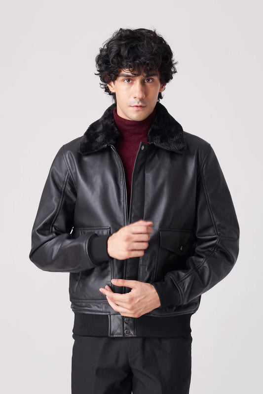 Aviator Leather Jacket