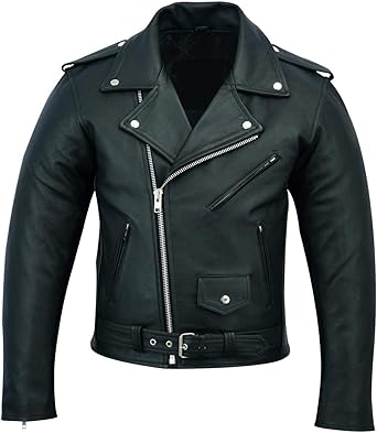 Brando Style Leather Jacket