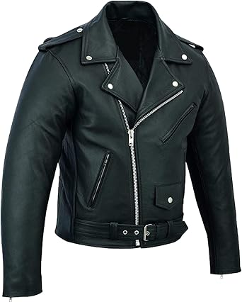 Brando Style Leather Jacket