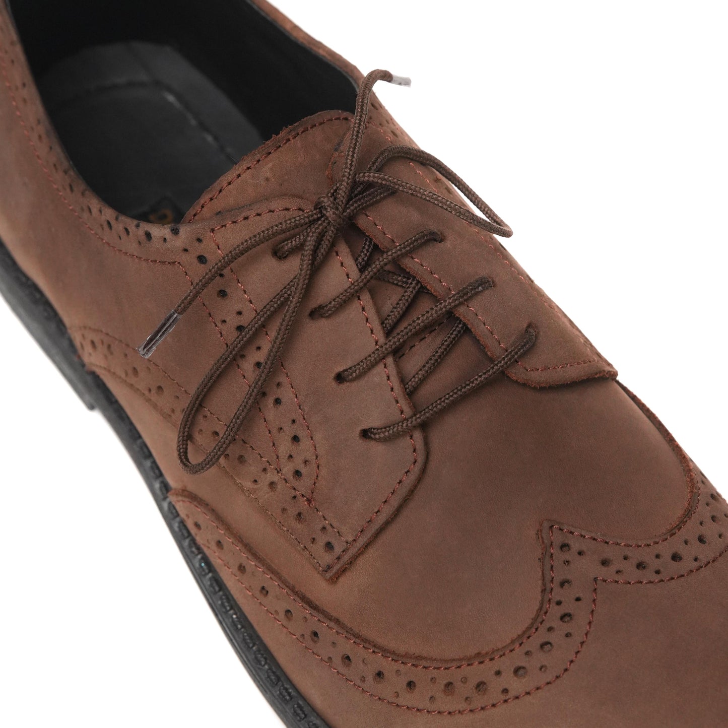 7058-Dark Oily Brown Casual Shoes