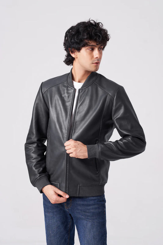 Bomber Leather Jacket