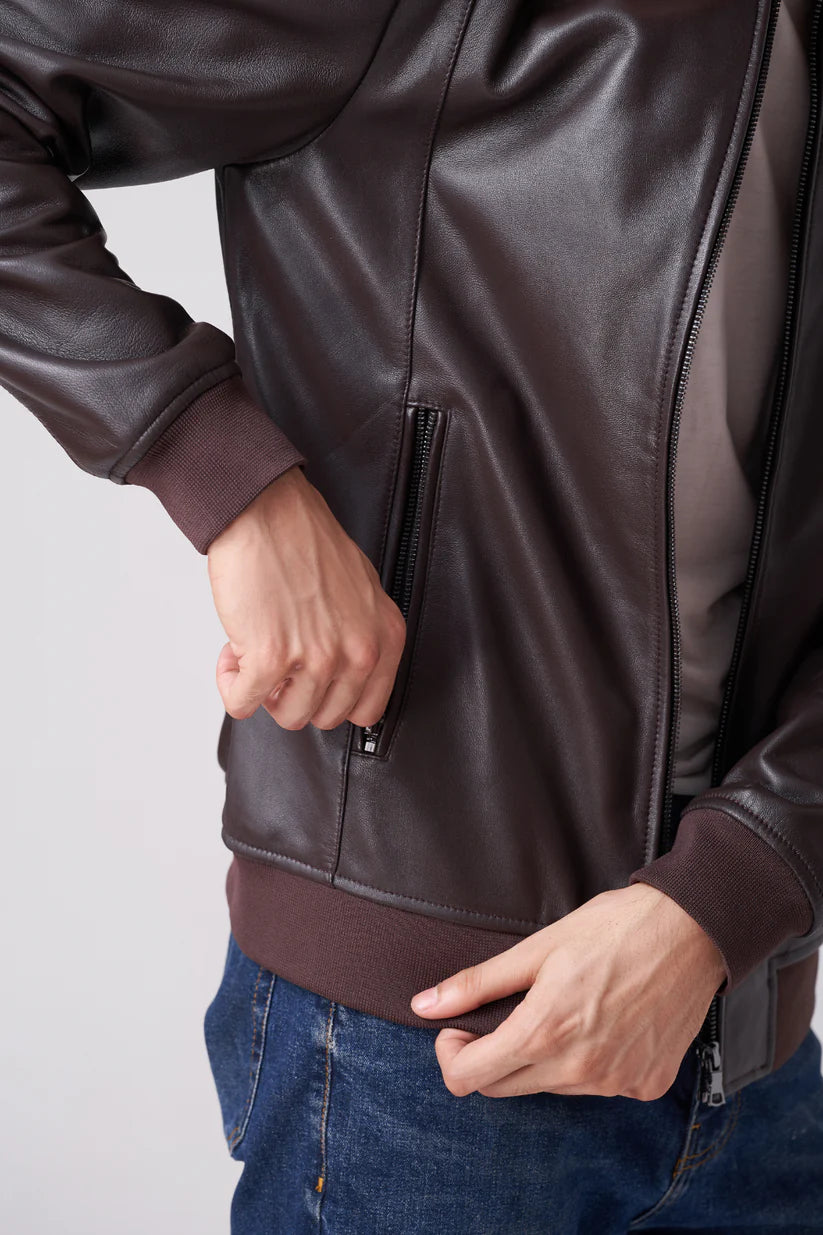 Bomber Leather Jacket