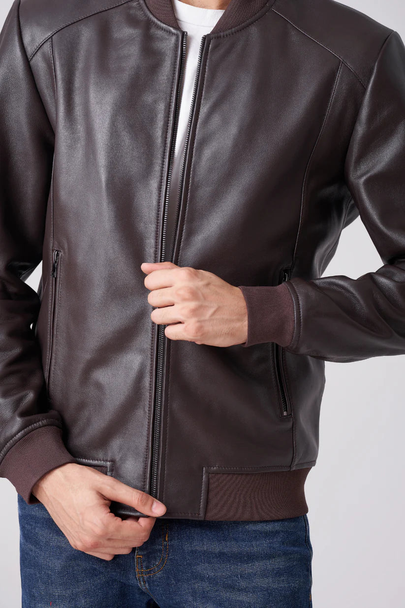 Bomber Leather Jacket