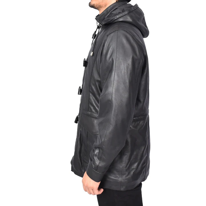 Duffle Leather Jacket