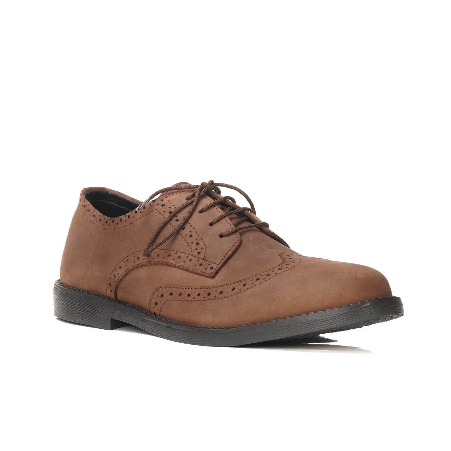 7058-Dark Oily Brown Casual Shoes