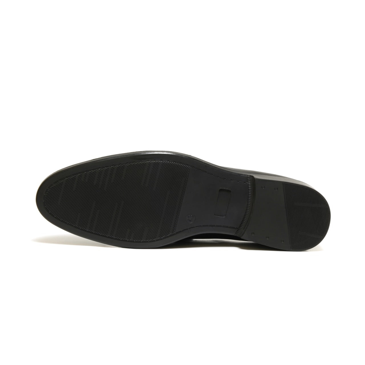 6006-Black Soft Premium Formal leather loafers - DeVogue